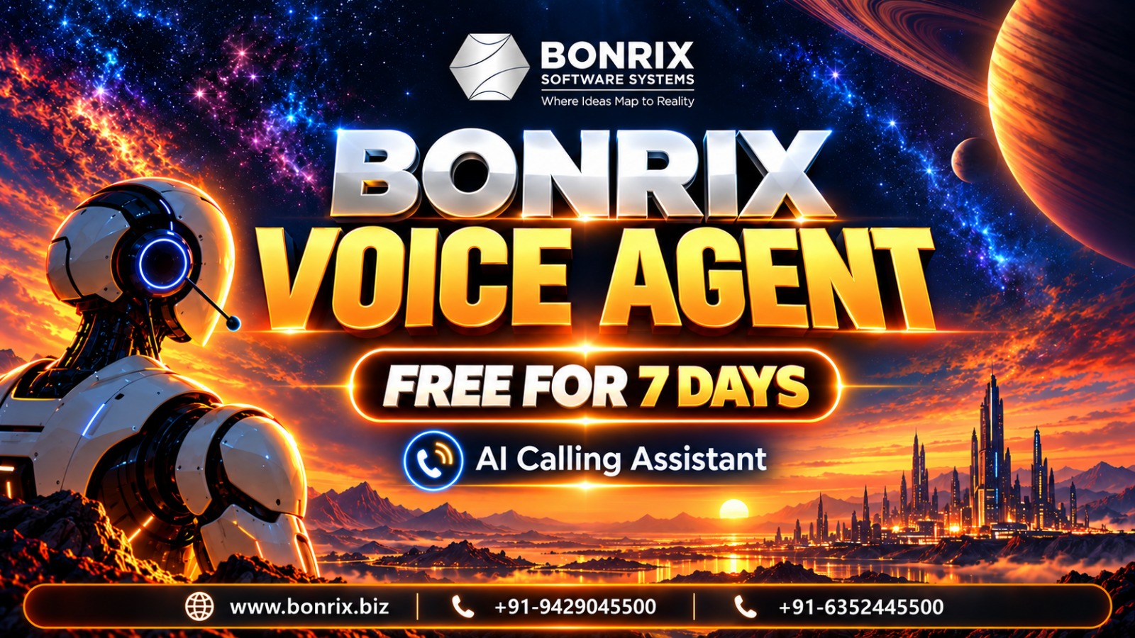 Bonrix Voice AI Agent Demo