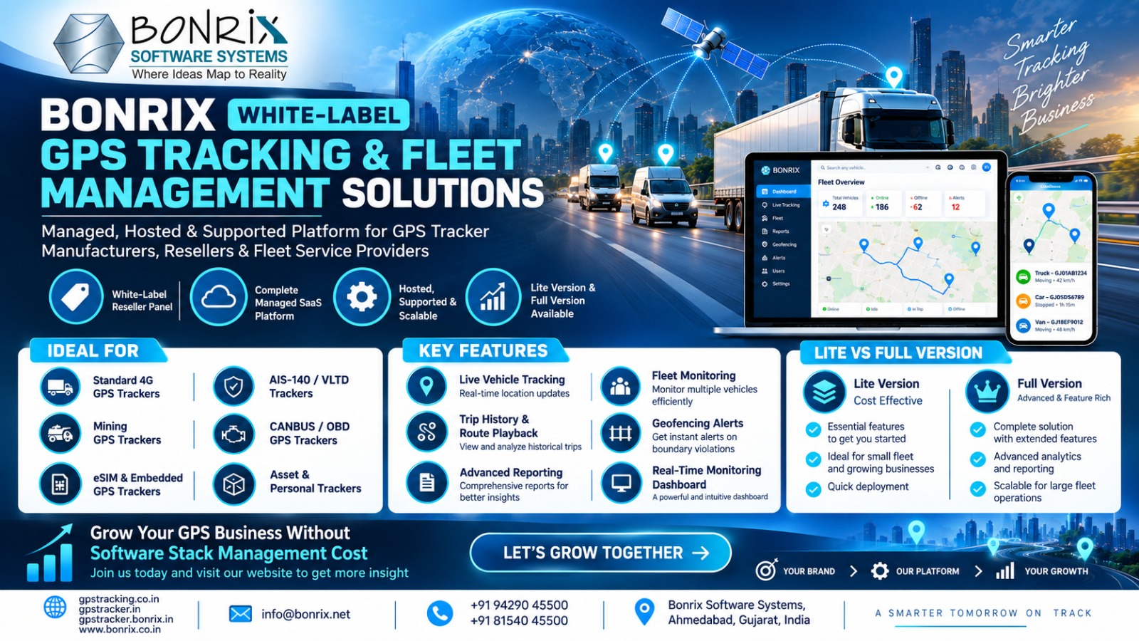 BONRIX WHITE-LABEL GPS TRACKING & FLEET MANAGEMENT SOLUTIONS