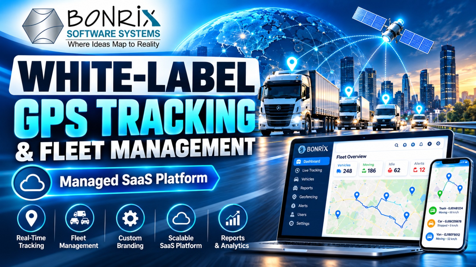 BONRIX WHITE-LABEL GPS TRACKING & FLEET MANAGEMENT SOLUTIONS