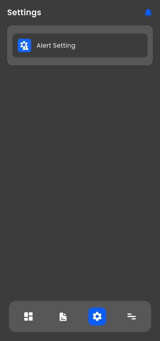 Settings screen for configuring user preferences, notification rules, map defaults, and system behavior in Bonrix GPS tracker