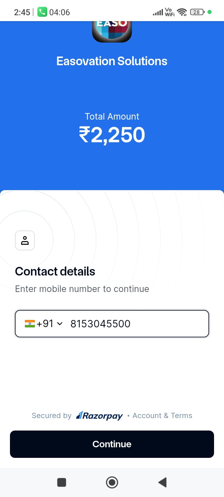 QR Payment Display System Integrated with WhatsApp