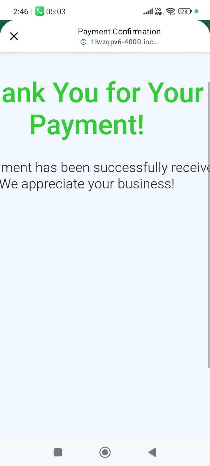 Dynamic QR Code Interface for WhatsApp Payment Flow