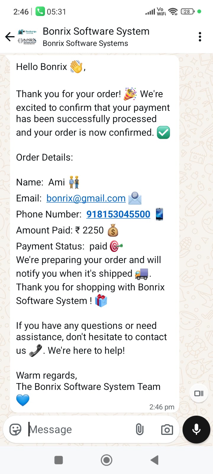 product catalog whatsapp flow
