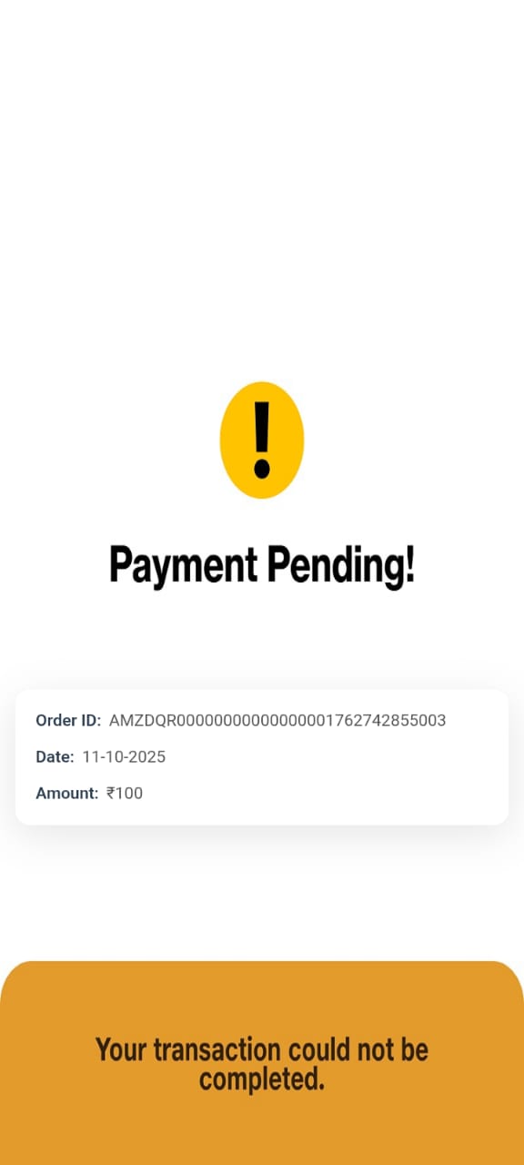 Payment Fail
