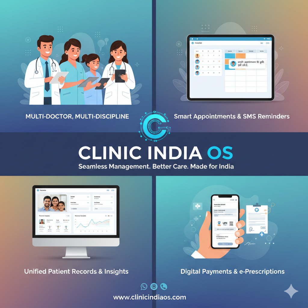 Bonrix Clinic Management Software – Smart Digital Platform for Multi-Doctor, Multi-Speciality Clinics